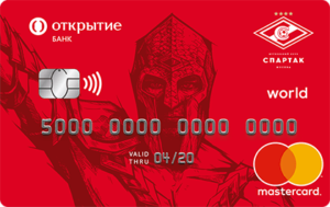Дебетовая карта Гладиатор Optimal от Открытия