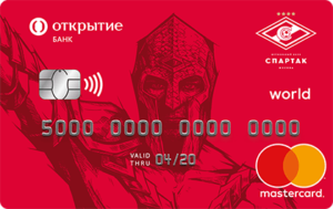 Дебетовая карта Гладиатор Premium от Открытия