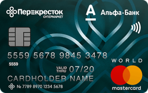 Дебетовая карта Перекресток от Альфа-Банка